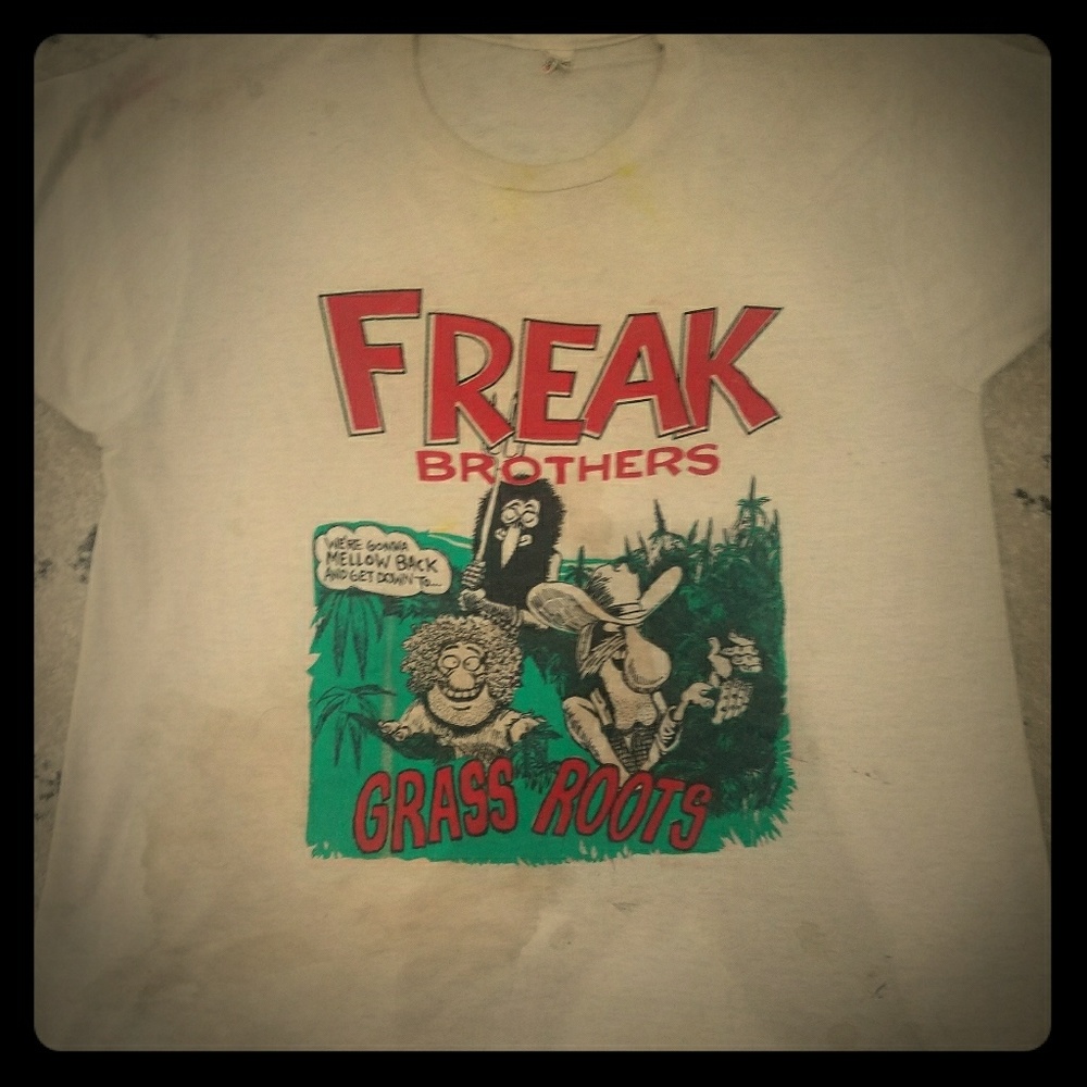 Rare Vintage 1980s Freak brothers comic tee